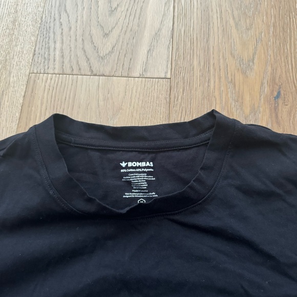 Bombas: Pima Solid Crew Neck T Shirt Size M/L - Picture 6 of 11
